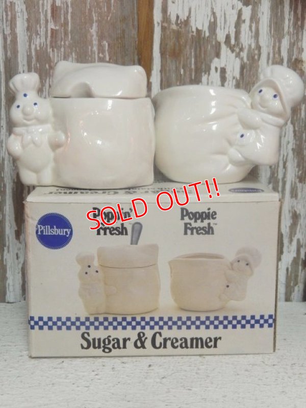 画像1: ct-140820-20 Pillsbury / Poppin Fresh & Poppie Fresh 80's Sugar & Creamer