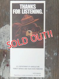 ct-140715-14 Smokey Bear / 80's Bookmark