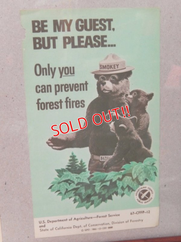 画像2: ct-140715-14 Smokey Bear / 60's AD