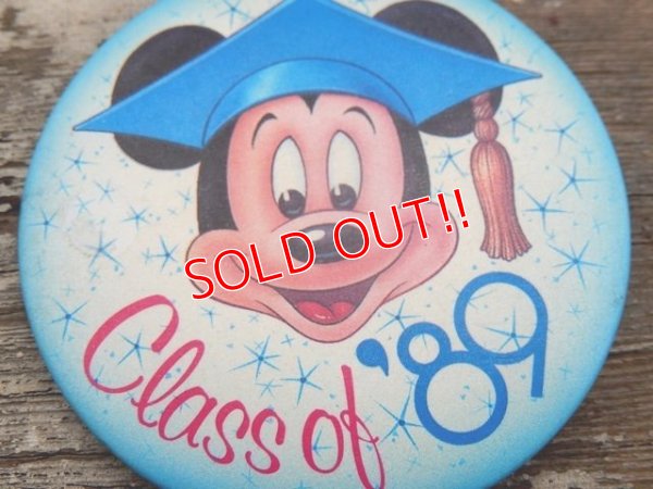 画像2: pb-130909-01 Mickey Mouse / Class of '89 Pinback
