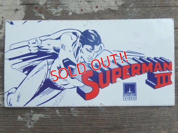 画像1: ad-140806-01 Superman 3 / Vintage Sticker