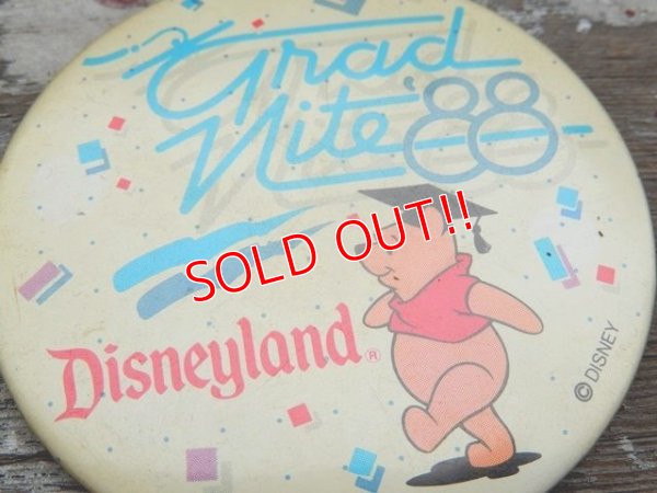 画像2: pb-130909-01 Disneyland / Winnie the Pooh '89 Grad Nite Pinback