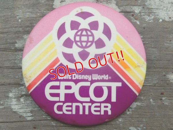 画像1: pb-130909-01 Walt Disney World / Epcot Center 80's Pinback