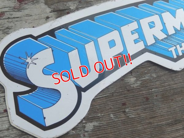 画像2: ad-140806-01 Superman The Movie / Vintage Sticker