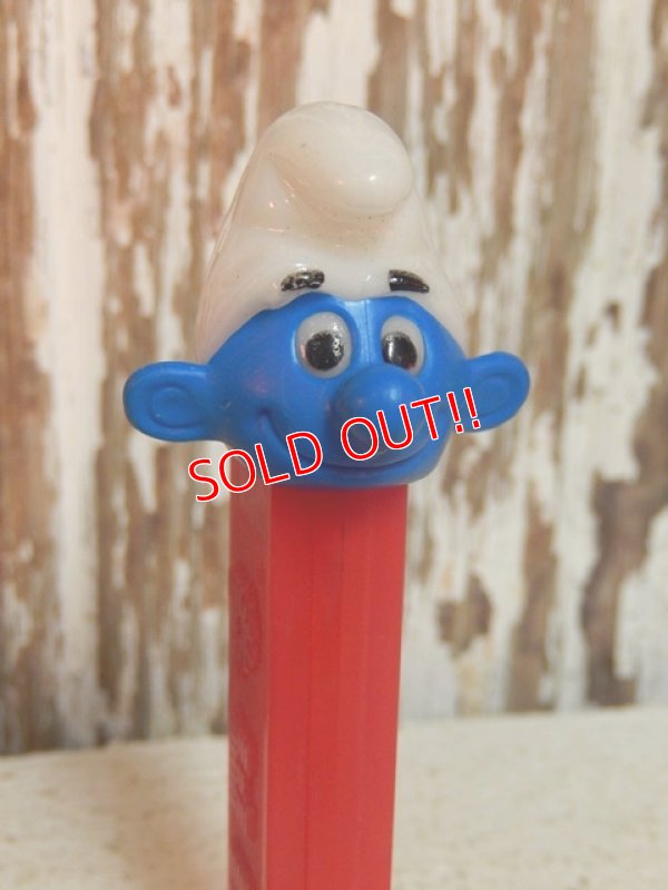 画像2: pz-130917-04 Smurf / 90's PEZ Dispenser (Red stem)