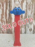 pz-130917-04 Smurf / 90's PEZ Dispenser (Red stem)