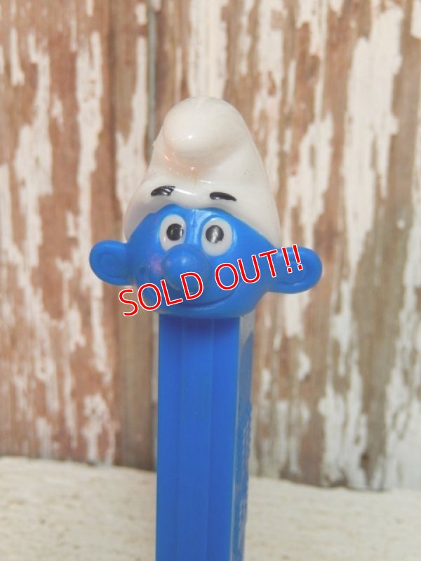 画像2: pz-130917-04 Smurf / 90's PEZ Dispenser (Blue stem)