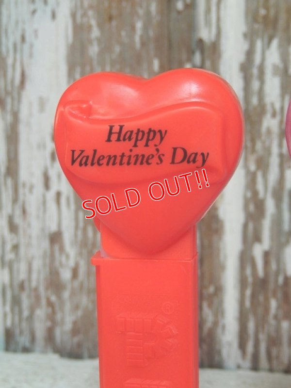 画像2: pz-130917-04 Neon Valentine's Heart / 90's PEZ Dispenser set of 2