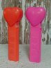 画像5: pz-130917-04 Neon Valentine's Heart / 90's PEZ Dispenser set of 2 (5)