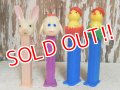 pz-130917-04 Easter / Early 90's PEZ Dispenser set of 4