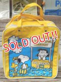 ct-140901-05 Snoopy / 70's Nylon Travel Bag