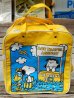 画像1: ct-140901-05 Snoopy / 70's Nylon Travel Bag (1)