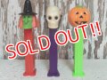 pz-130917-04 Halloween / 90's PEZ Dispenser set of 3