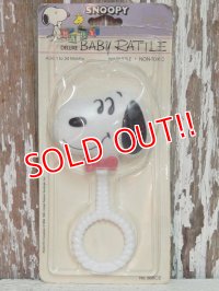 ct-140909-10 Snoopy / Danara 80's Baby Rattle