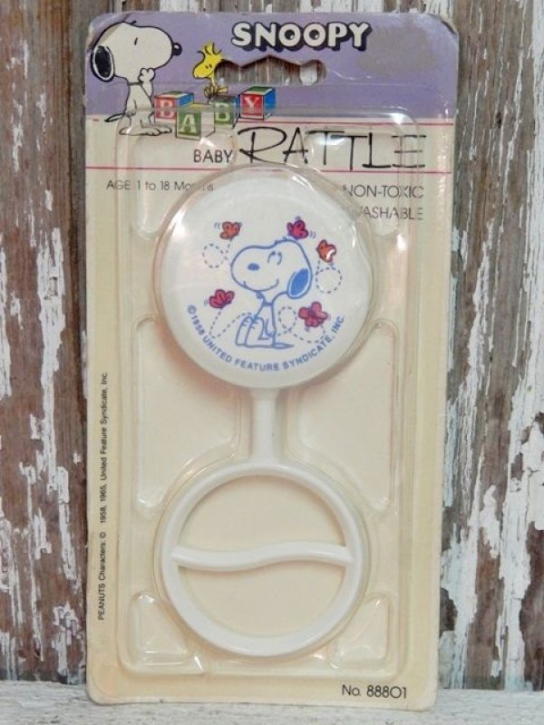 画像1: ct-140909-09 Snoopy / Danara 80's Baby Rattle