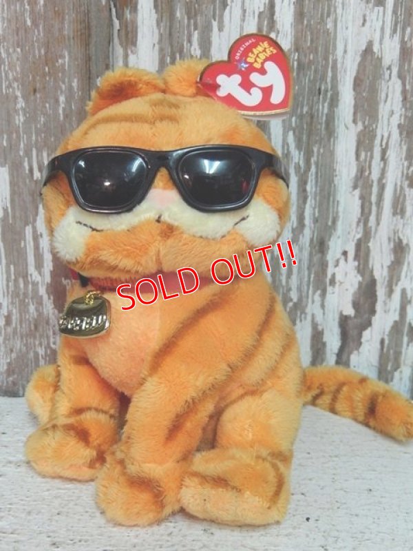 画像1: ct-140909-25 Garfield / Ty Beanie Babies 2004 Plush Doll "Cool Cat"