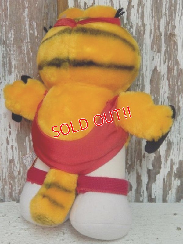 画像4: ct-140909-25 Garfield / R.DAKIN 80's Plush Doll "Aerobics"