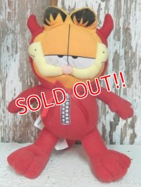 ct-140909-25 Garfield / 90's Plush Doll "Red Devil"
