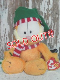 ct-140909-25 Garfield / Ty Beanie Babies 2006 Plush Doll "Christmas"