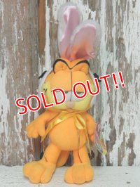 ct-140909-25 Garfield / 90's Plush Doll "Easter Bunny"
