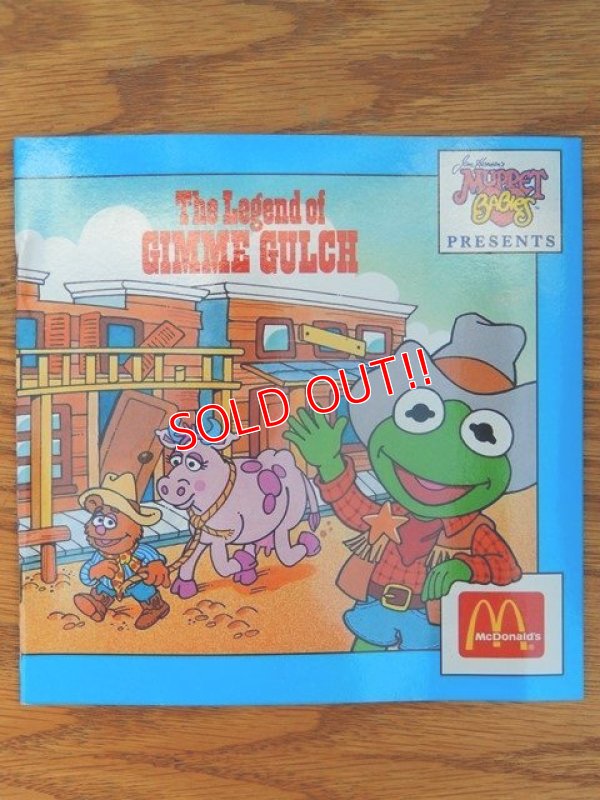 画像1: ct-141001-14 Muppet Babies / McDonald's 1988 Picture Book "The Legend of GIMME GULCH"