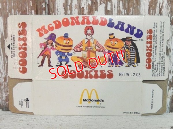 画像1: ct-140701-19 McDonald's / McDonaldland 70's Cookie Box