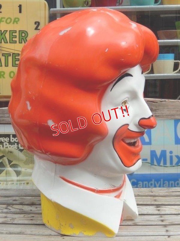 画像3: ct-141001-17 McDonald's / 70's Ronald McDonald Balloon Head Display