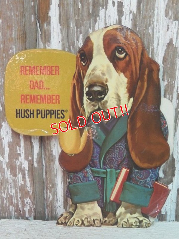 画像1: ct-141001-24 Hush Puppies / 70's Cardboard sign "Remember Dad... Remember"