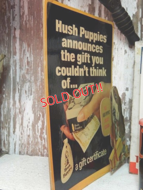 画像5: ct-141001-26 Hush Puppies / 70's Cardboard sign "Give Hush Puppies ...For Any Occasion"