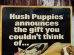 画像4: ct-141001-26 Hush Puppies / 70's Cardboard sign "Give Hush Puppies ...For Any Occasion" (4)