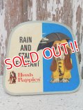 ct-141001-22 Hush Puppies / 70's Cardboard sign "Rain and Stain Resistant"
