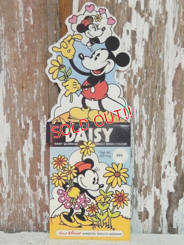 画像1: ct-141001-36 Mickey Mouse & Minnie Mouse / 70's Daisy Seed