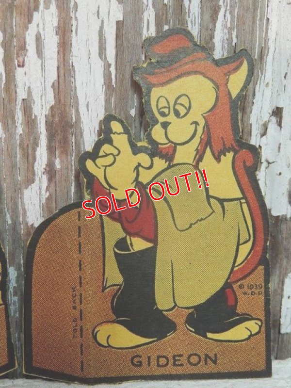 画像3: ct-141001-35 Pinocchio & Gideon / 40's Paper Toy