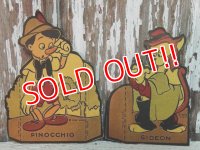ct-141001-35 Pinocchio & Gideon / 40's Paper Toy