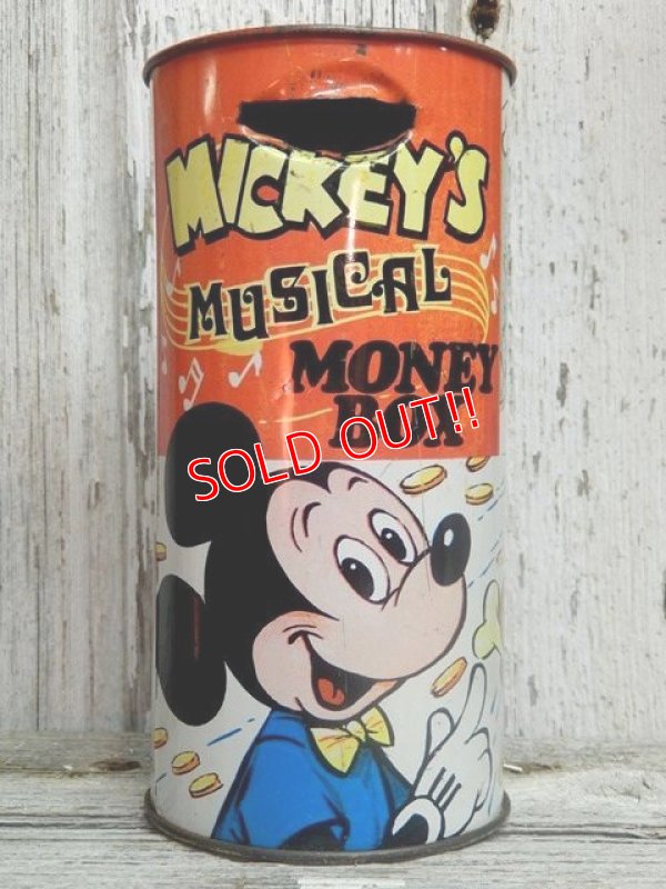 画像1: ct-141014-15 Disney / Combex 60's-70's Mickey's Musical Money Box