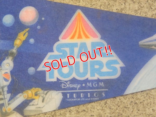 画像3: ct-141007-14 STAR TOURS / Mickey Mouse 90's Pennant 