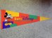 画像1: ct-141007-13 Euro Disney / Mickey Mouse 90's Pennant  (1)