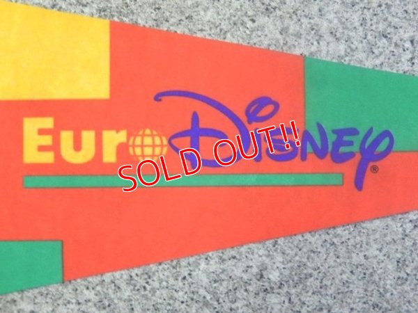 画像3: ct-141007-13 Euro Disney / Mickey Mouse 90's Pennant 