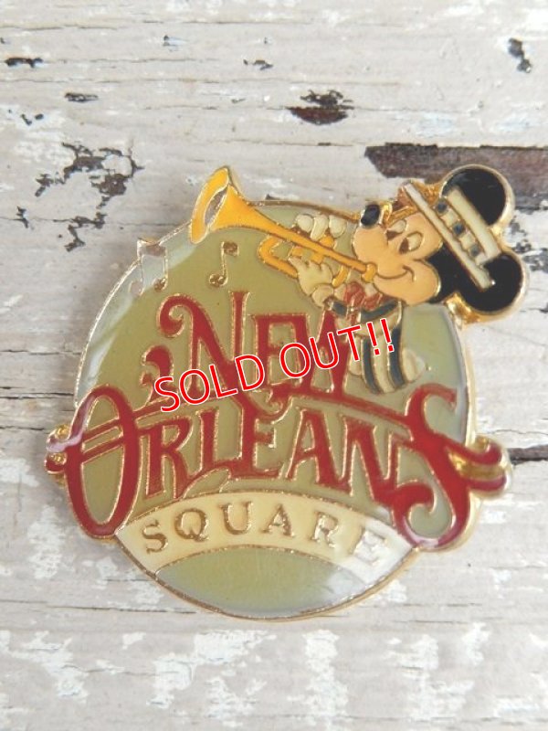 画像1: ct-141014-51 Mickey Mouse / New Orleans Square 70's Pinback