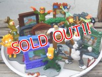 ct-141007-02 the Simpsons / Burger King 2002 Creepy Classics Meal Toy Complete set