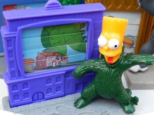 他の写真2: ct-141007-02 the Simpsons / Burger King 2002 Creepy Classics Meal Toy Complete set