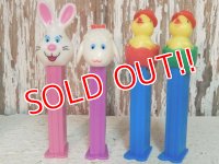 pz-130917-04 Easter / 90's PEZ Dispenser Set of 4