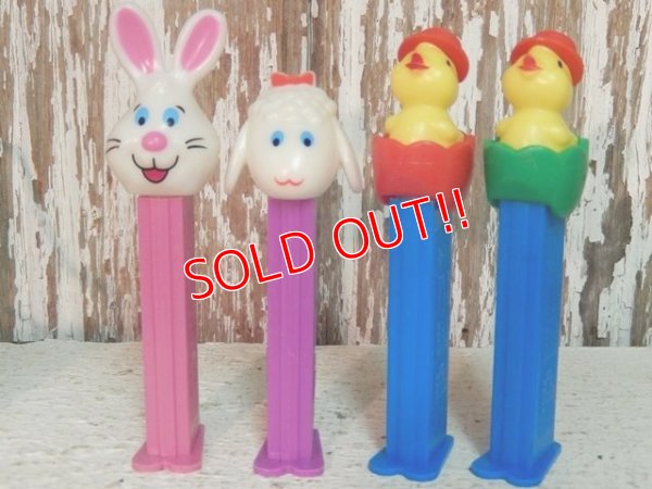 画像1: pz-130917-04 Easter / 90's PEZ Dispenser Set of 4