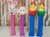 画像1: pz-130917-04 Easter / 90's PEZ Dispenser Set of 4 (1)