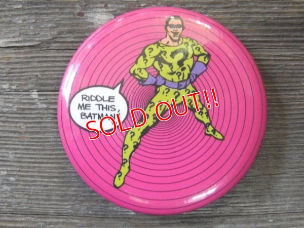 画像1: pb-141007-01 Riddler / 1989 Pinback (32)