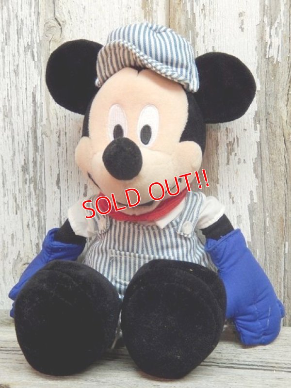 画像1: ct-141014-37 Mickey Mouse / 2000's Plush doll "Overall"