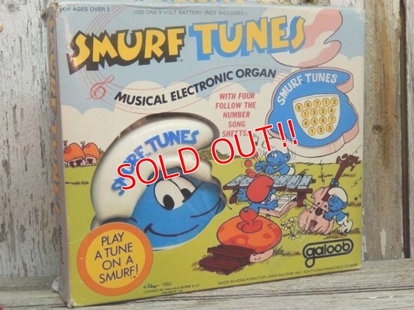 画像1: ct-141028-53 Smurf / gloob 80's Tunes Musical Electric Organ