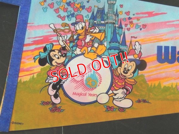 画像2: ct-141028-12 Walt Disney World / 90's Pennant "20 magical years"