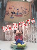 ct-141028-01 Mickey Mouse / Dolly Toy 70's Nursery Lamp