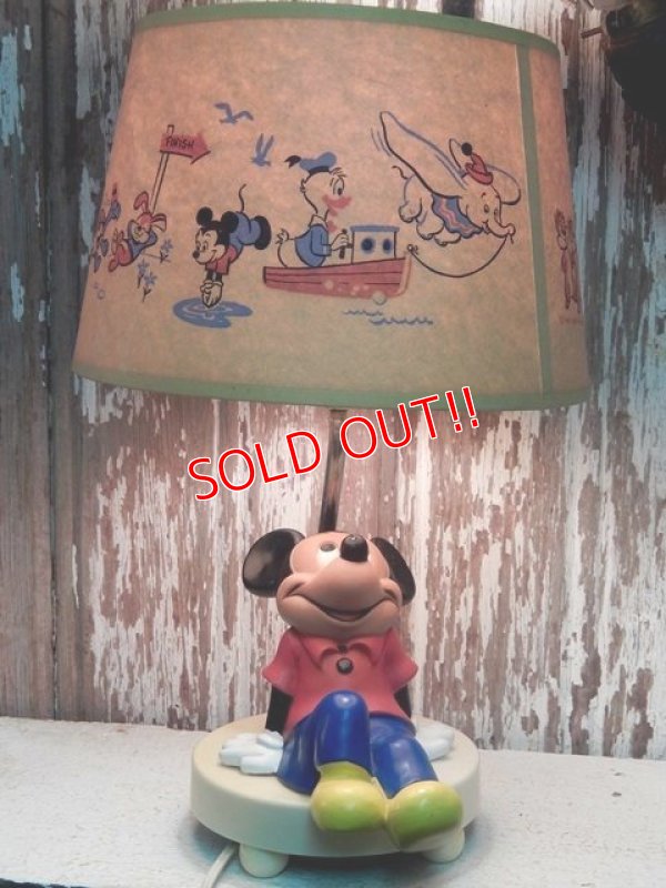 画像1: ct-141028-01 Mickey Mouse / Dolly Toy 70's Nursery Lamp